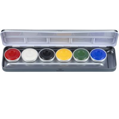 Málning, Pro, 6 skærir litir, Sparkling