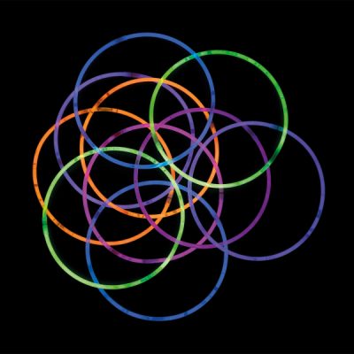 Glow Sticks, Hálsmen, 10 stk, 56cm
