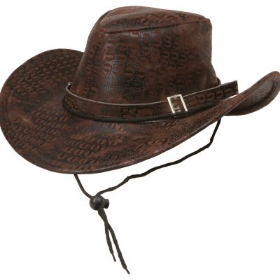 Kúrekahattur, Brúnn, Ormaskinn