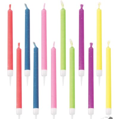 Kerti, Litaðir logar, 12 stk