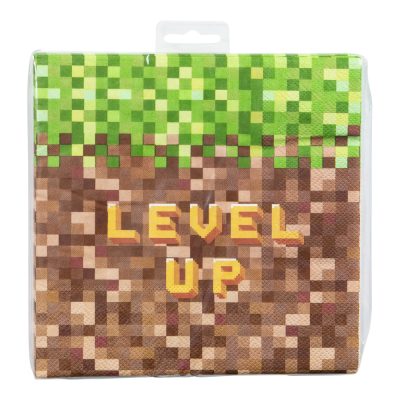 Matarservíettur, Minecraft, 16 stk