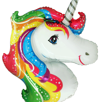 Álblaðra með helíumi, Einhyrningur