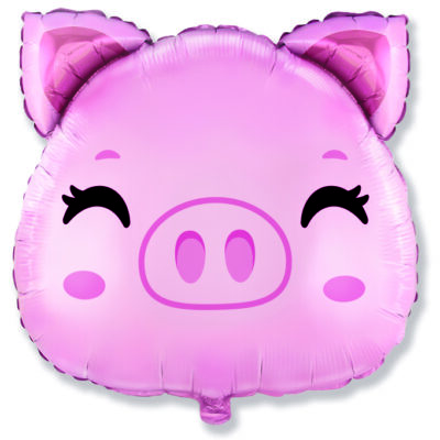 Álblaðra með helíumi, Svín