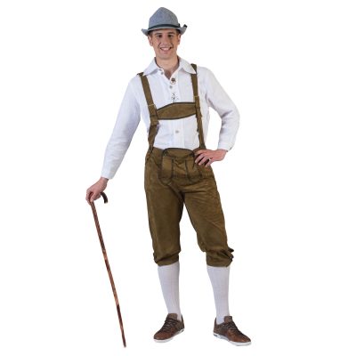 Lederhosen með axlaböndum, 48/50