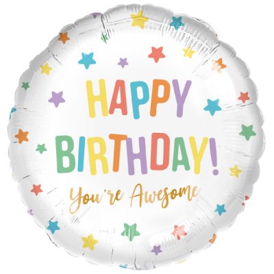 Álblaðra með helíumi: Afmælis