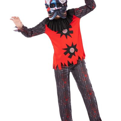 Trúður, Tvö höfuð, 10-12 ára, 145-158cm