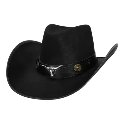 Kúrekahattur, Nautahaus, Svartur