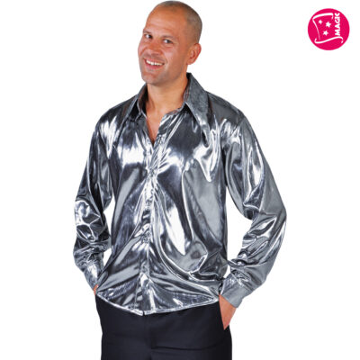 Skyrta, Foil, Silfur, M