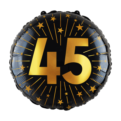 Álblaðra með helíumi, 45 ára