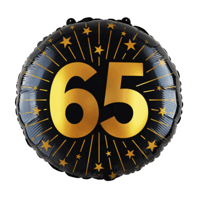 Álblaðra með helíumi, 65 ára