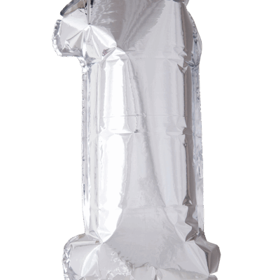 Álblaðra fyrir loft, 1, Silfur, 41cm