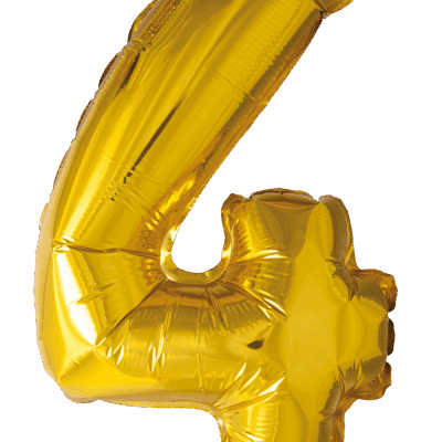 Álblaðra fyrir loft, 4, Gull, 41cm