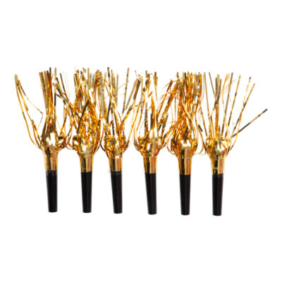 Blástursýlur, Kögur, Gylltar, 6 stk