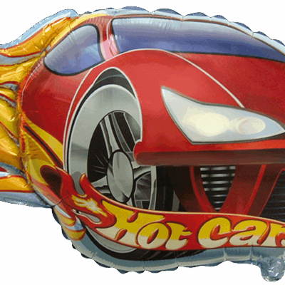 Álblaðra með helíumi, Kappakstursbíll