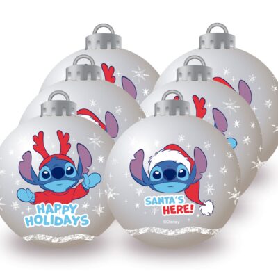 Jólakúlur, Stitch, 6 stk