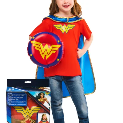 WonderWoman sett, 4-6 ára, St. 104-116