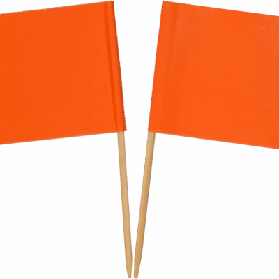 Kökupinnar, 26 stk, Appelsínugulir