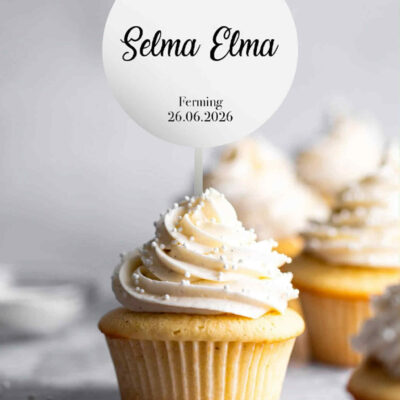 Súkkulaðipinnar, Hringir, 7 stk, Nafn/Ferming/Fermingardagur