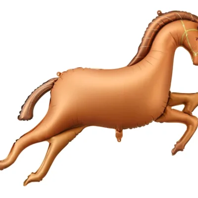 Álblaðra með helíumi, Hestur, Brúnn