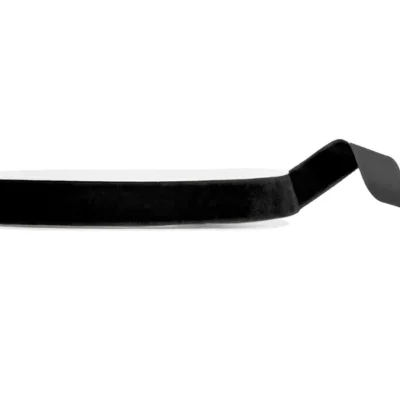 Borði, Velúr, 15mmx10m, Svartur