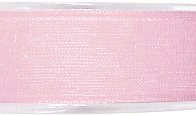 Skrautborði, 7 mm, Bleikur, 20m