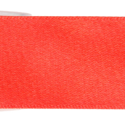 Satínborði, 6mm, Rauður, 25 metrar