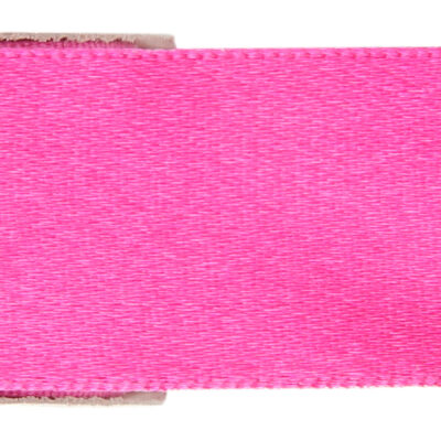 Satínborði, 6mm, Skærbleikur, 25 metrar