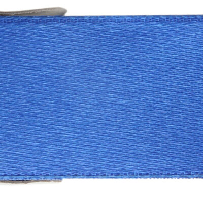 Satínborði, 6mm, Blár, 25 metrar