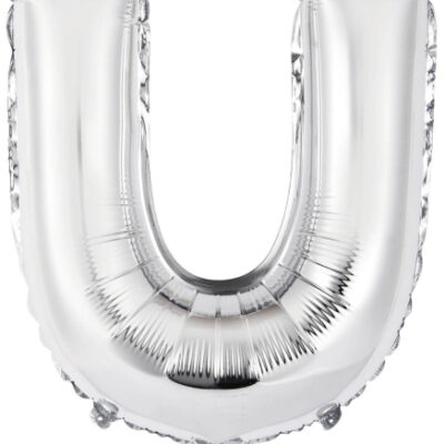 Álblaðra fyrir loft, Silfur, U, 40cm