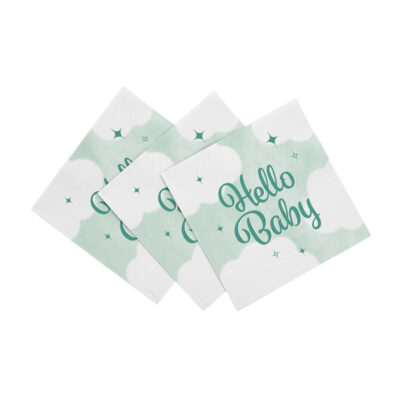 Matarservíettur, Hello Baby, 20 stk