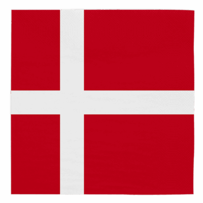 Matarservíettur, Danmörk, 20 stk