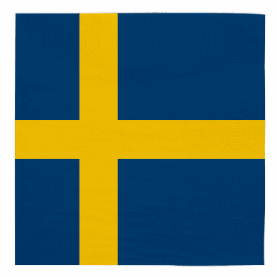 Matarservíettur, Svíþjóð, 20 stk