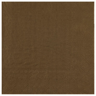 Matarservíettur, Brúnar, 25 stk