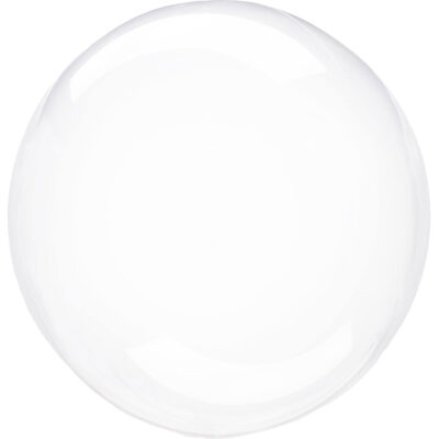 Plastblaðra með helíumi, Glær kúla