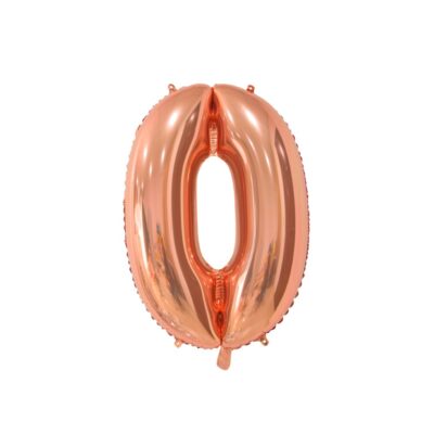 Álblaðra með helíumi, 66cm, Rosegold, 0