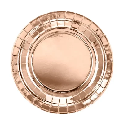 Matardiskar 8 stk Rosegold
