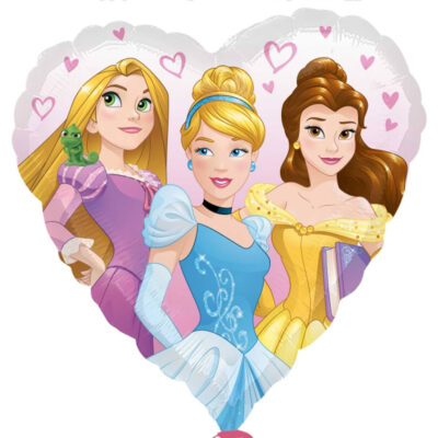 Álblaðra með helíumi, Prinsessur, Disney