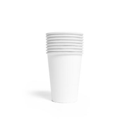 Glös, Hvít, 210 ml, 8 stk, Hvít