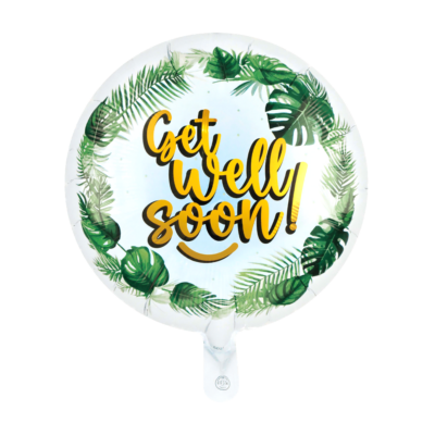 Álblaðra með helíumi, Get Well Soon