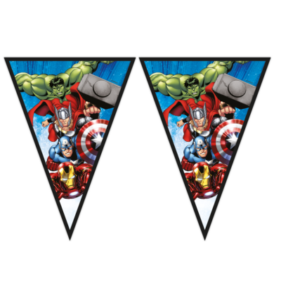 Fánalengja, Pappa, Avengers, 9 flögg