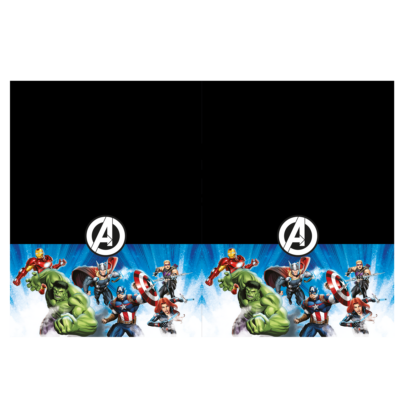 Borðdúkur, Plast, Avengers, 120x180cm