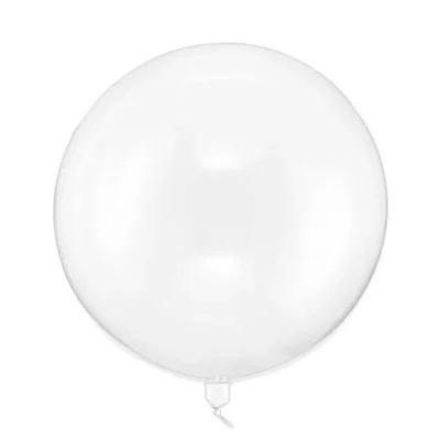 Plastblaðra með helíumi, Glær kúla, 40 cm