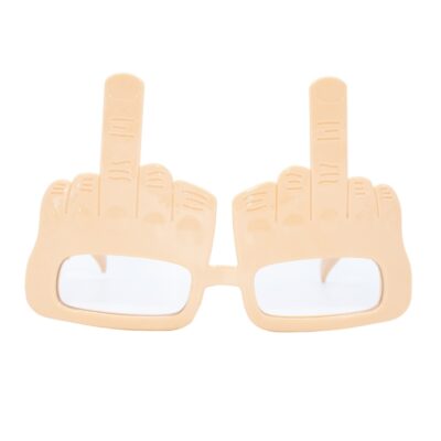 Gleraugu, Middle finger
