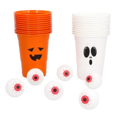 Beerpong, Halloween, 22 glös, 6 boltar