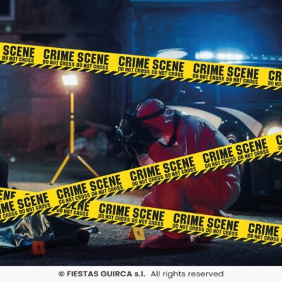 Aðvörðunarborði, CRIME SCENE, 6m